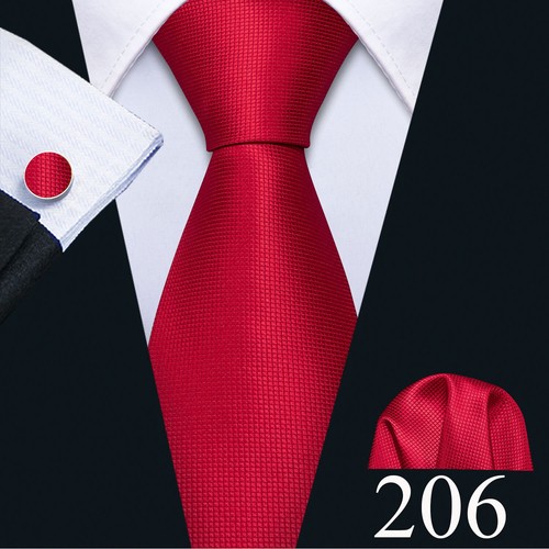 Herren Krawatte Klassisch Hochzeit Krawatte und Einstecktuch Manschettenknöpfe Set Paisley - Bild 33 von 253