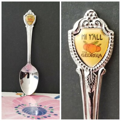 Georgia Collectors' Edition Iconic Souvenir Silver Spoon vtg