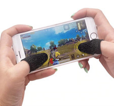 2 x Mobile Gaming Sweat Proof Finger Thumb Gloves Touch Screen for PUBG Game UK