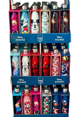 H&H Trinkflasche Edelstahl Disney Marvel 0,5 Liter Schraubverschluss Flasche