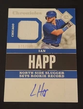 2017 Panini Chronicles Signature Swatches /299 Ian Happ #CSS-IH Rookie Auto RC