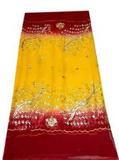 Heavy Vintage Dupatta Georgette Sequined Embroidered Long Stole Wrap scarf Hijab