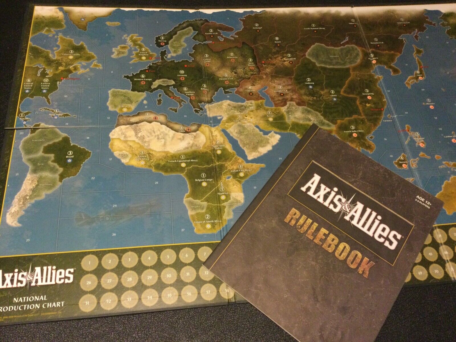 Axis e Allies 1941 Segunda Guerra Mundial Jogo de Tabuleiro no Shoptime