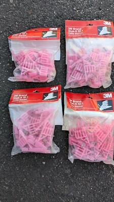 NEW (100) 4 BAGS OF 25  3M # SI-1  STAK-IT CABLE STACKERS