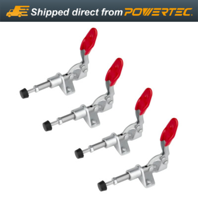 POWERTEC 20323-P2 Push/Pull Quick-Release Toggle Clamp 301A - 100 lbs, 4 PK