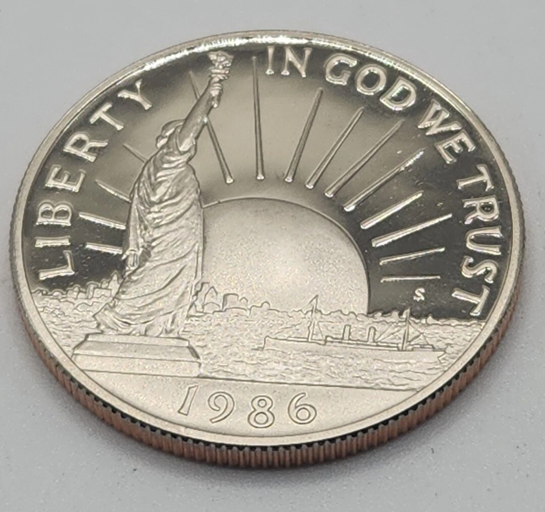 1986-S Proof Statue of Liberty Nation Of Immigrants Commemorative