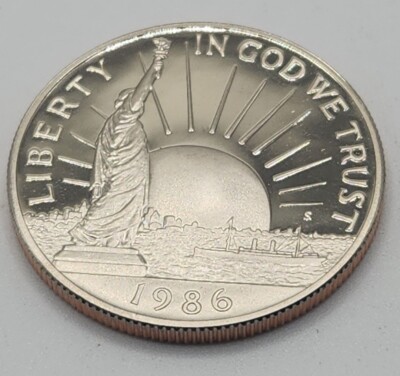 1986-S Proof Statue of Liberty Nation Of Immigrants Commemorative