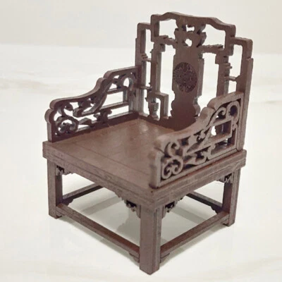 1:12 Scale Dollhouse Miniatures Furniture Vintage Old Armchair Chair Handmade - Image 1 of 3