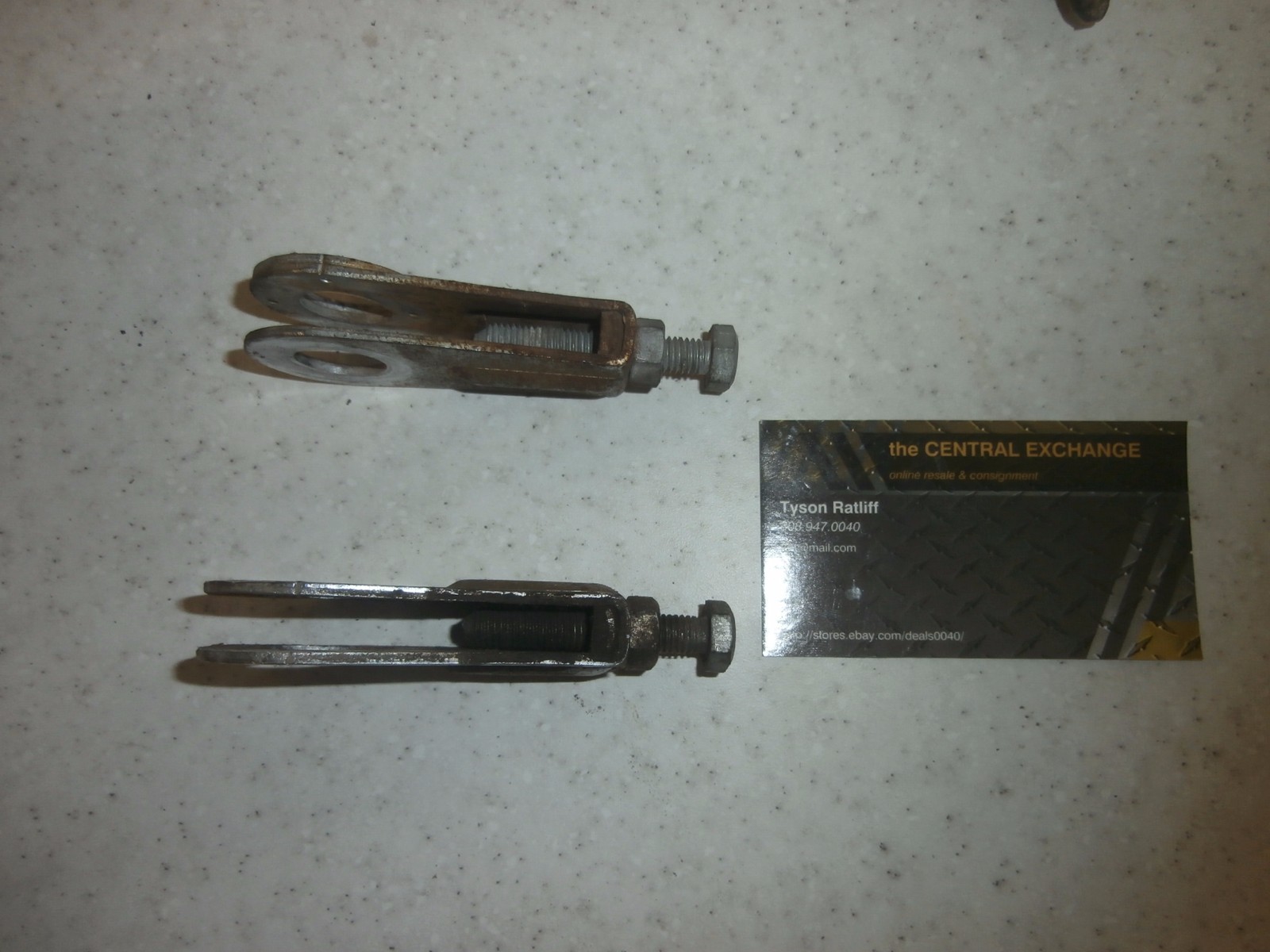 77 Kawasaki KZ400 KZ 400 D4 Genuine Rear Wheel Chain Adjuster Spacer Tension Set eBay