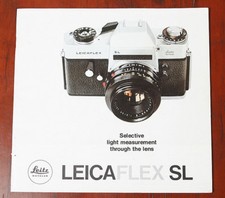 LEITZ LEICA LEICAFLEX SL SALES BROCHURE/125856