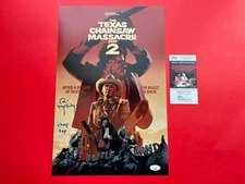 Bill Moseley Signed Chop Top 11x17 Photo JSA COA Texas Chainsaw Massacre 2 TCM