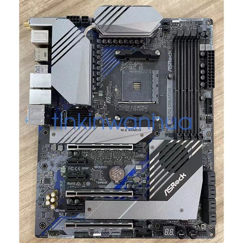 For ASRock X570 Creator Motherboard AMD AM4 DDR4 DP+HDMI ATX Mainboard