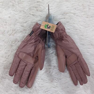 Women's Isotoner Insulated Touchscreen Quilted Gloves New Blush Size S/M