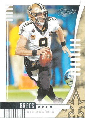 2019 ABSOLUTE Drew Brees SAINTS Purdue BOILERMAKERS