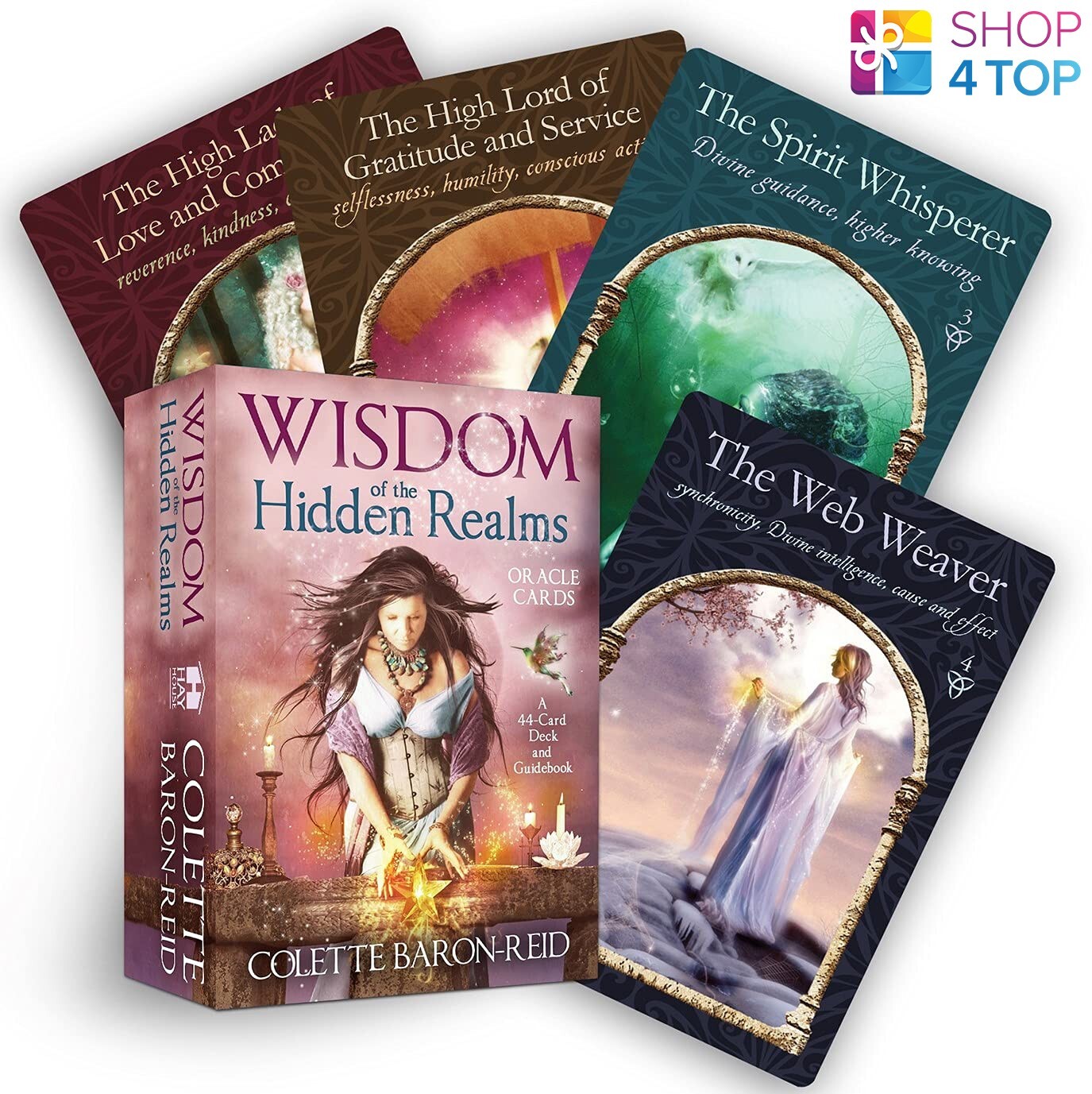 Thumbnail - Wisdom Of The Hidden Realms Orakel Karten Deck Und Ratgeber Divine Hay