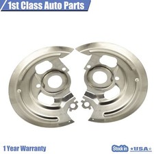 Front Disc Brake Backing Plates Dust Splash Shields For Chevy Gm Afx Body