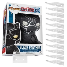 12 Pack Clear Acrylic Shelf for Funko Pop Boxes, Wall Display Shelf for Toy F...