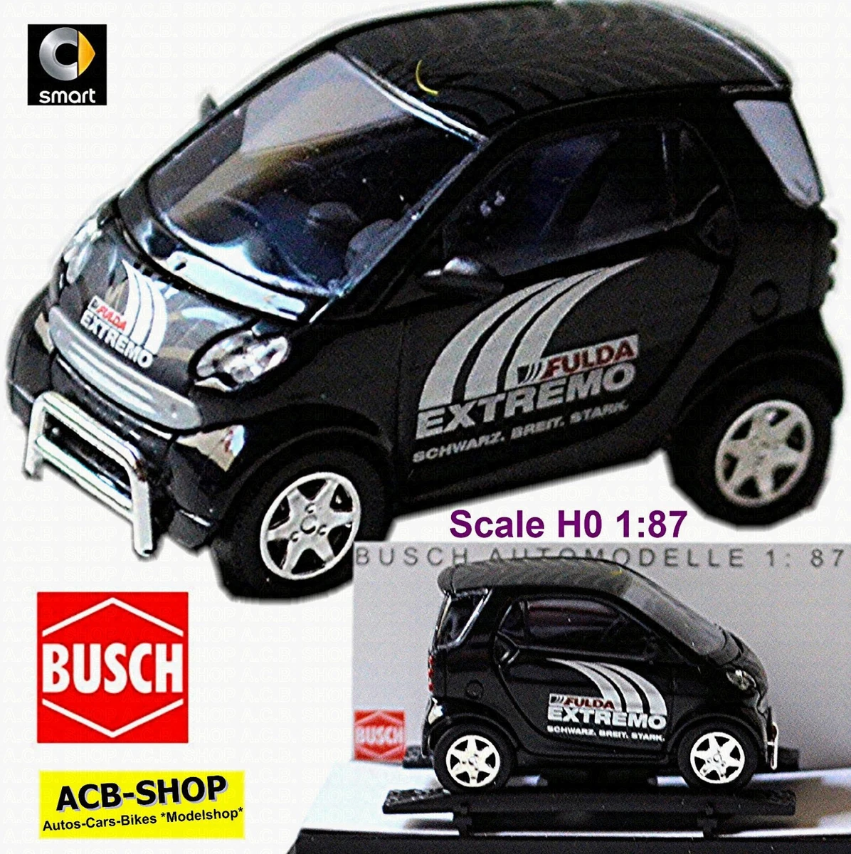 BUSCH ブッシュ1002 1/87 SMATR CAR TOWER スマートタワー HO Busch