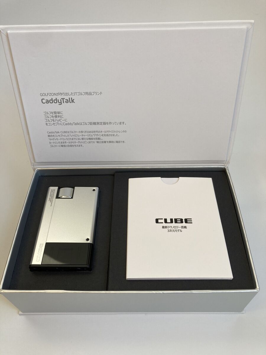 CaddyTalk CUBE Golf Rangefinder Distance Measurement Device CaddyTalk CUBE Golf Rangefinder Distance Measurement Device