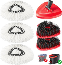 6-In-1 Mop Heads Replacements for O Cedar Easywring 1 Tank System, Includes 1 Ba