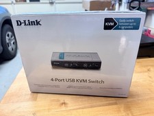 D-Link DKVM (DKVM-4U) switch KVM esterno 4 porte USB SIGILLATO SPEDIZIONE VELOCE