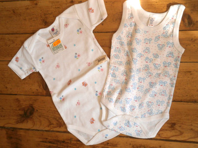2  Coconette *Babystrampler -Baby Body eintailig Gr. 50/56 Neu    