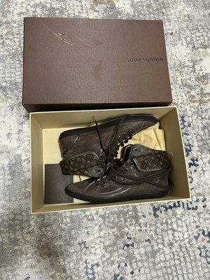 NEW Louis Vuitton BREA Brown Monogram Leather Ankle Boot Shoes EURO 39 8,5
