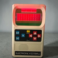 Videojuego portátil de fútbol clásico electrónico Mattel vintage ¡FUNCIONA!
