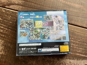 [SS] Sega Saturn Software Sim City 2000 [Operation confirmed] Retro game