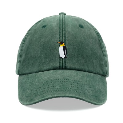 Baseballmütze Kaiser Pinguin Vintage gewaschen Unisex Papa Mütze Vogel süß lustig Mama