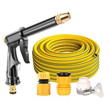 Telescopic High Pressure Car Wash Hose with 360° Sprinkler and 10m Tube