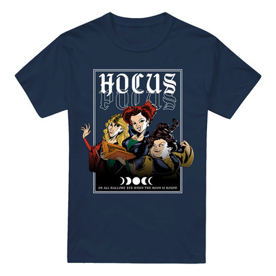 Hocus Pocus On All Hallow's Eve Sanderson Sisters T-Shirt, Navy