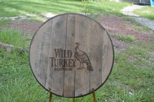 Wild Turkey  Kentucky Bourbon Whiskey Barrel Head/Lid