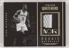 2016 Noir Rookie Materials Black and White 22/25 Isaiah Whitehead #29 Patch 0q0