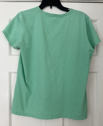 Life is Good Crusher Lite Unplug Green Tshirt Size Large Adirondack Chair - Picture 4 of 5