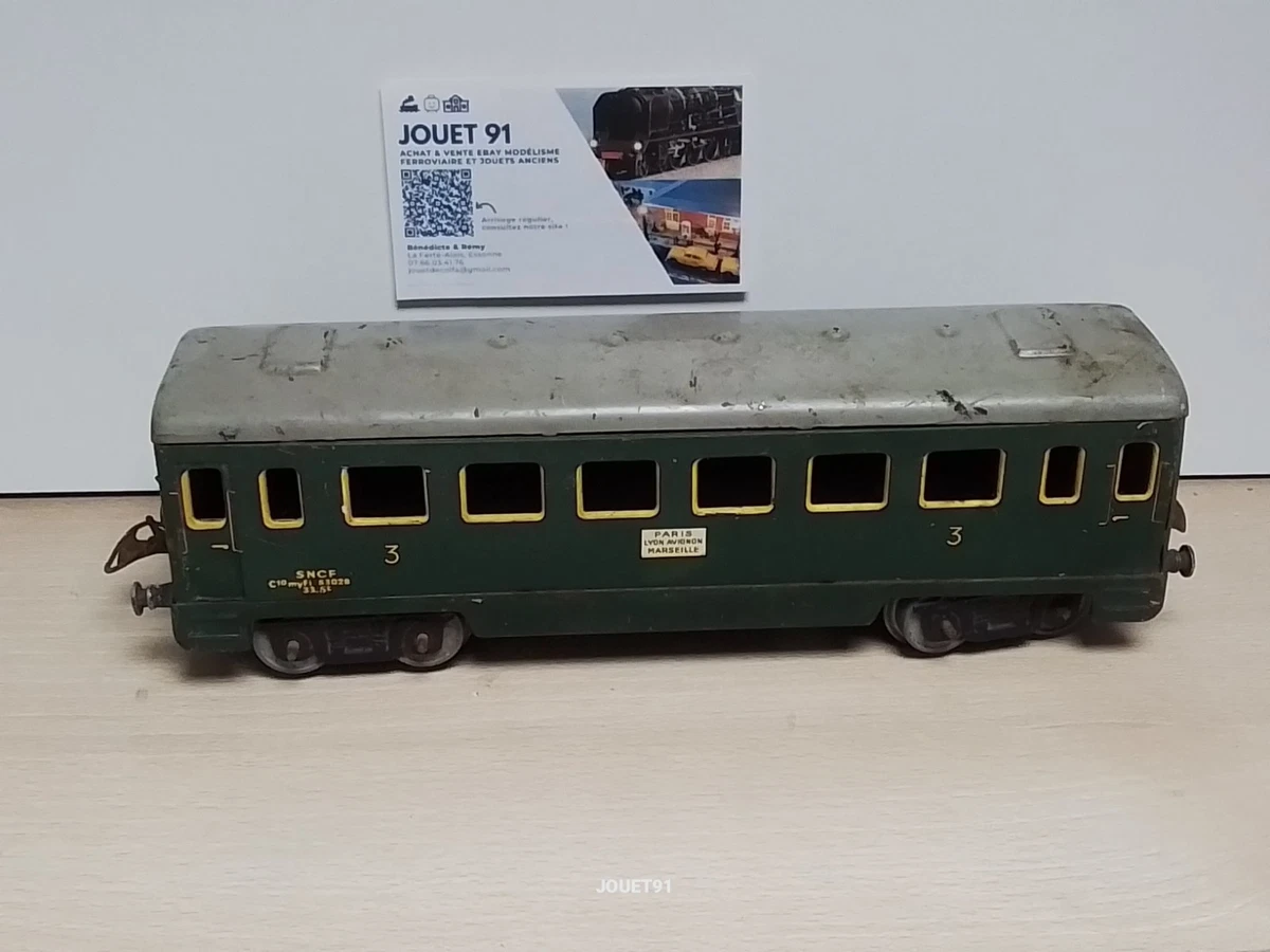 JEP – Hornby – Voiture Voyageurs SNCF – Échelle 0 – Modélisme Ancien