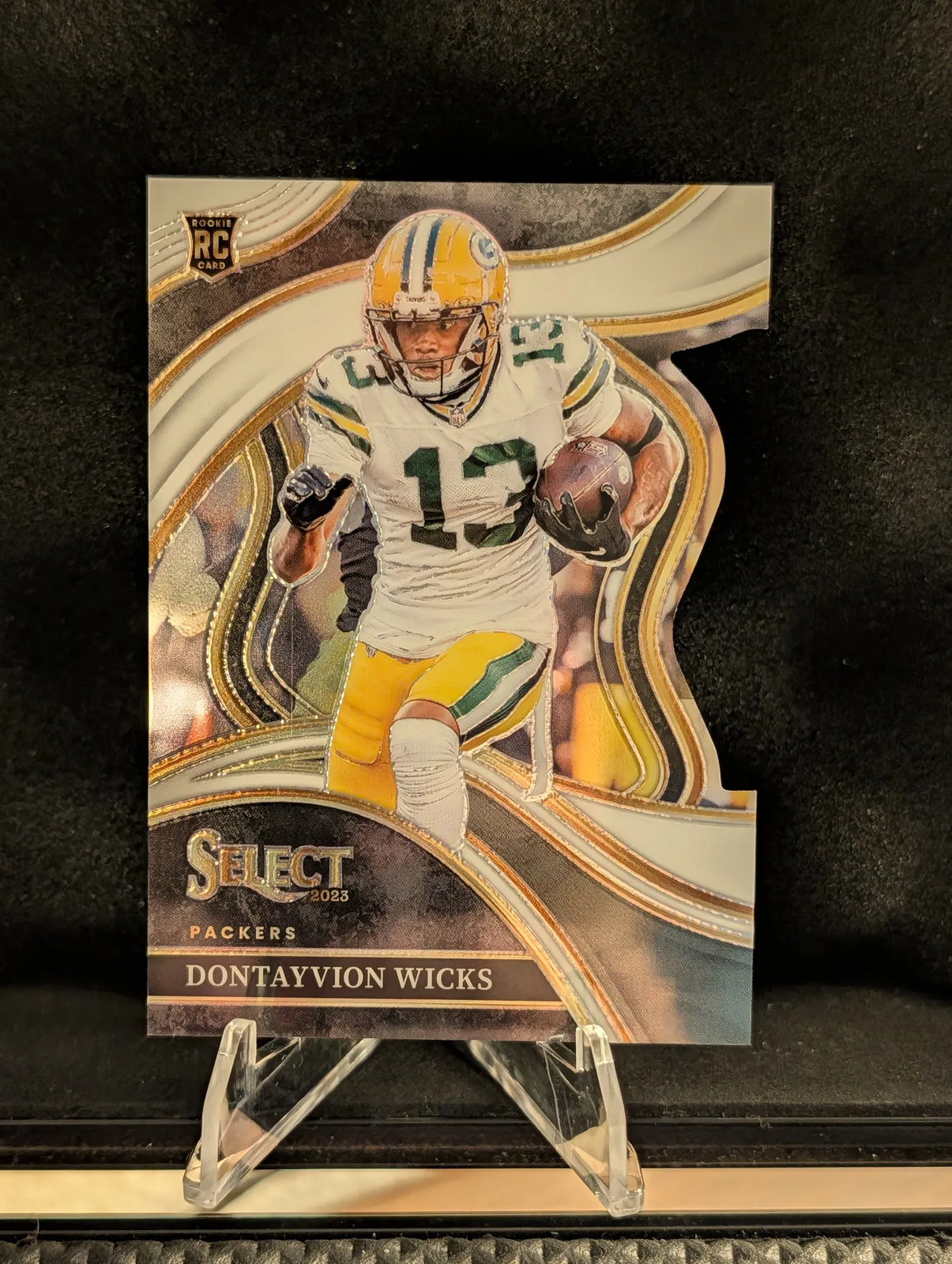 2023 Panini Select Dontayvion Wicks Die-Cut White /199 #271