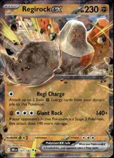 Regirock ex 101/182 Double Rare Destined Rivals Pokemon Holo Near Mint