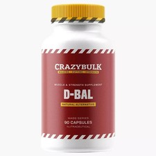 Best Supplement for Muscle Gains Crazy Bulk D BAL 90Capsules  Free Shipping 