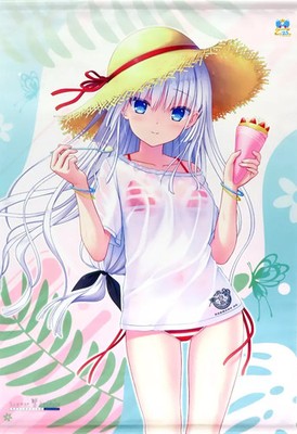 Shiroha Naruse 25th Anniversary Tapestry Summer Pockets Reflection Blue