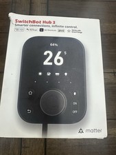 SwitchBot Hub 3 Smart Home Hub 3rd Gen, 2.4" IPS Screen, Knob Control, WiFi