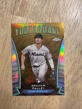 Graham Pauley 2024 Topps Chrome Update Series Youthquake #YQ-78 Gold Refractor