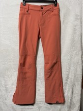Roxy Dry Flight Technology 15K Peach Snowboard Ski Snow Lined Pants Size Large