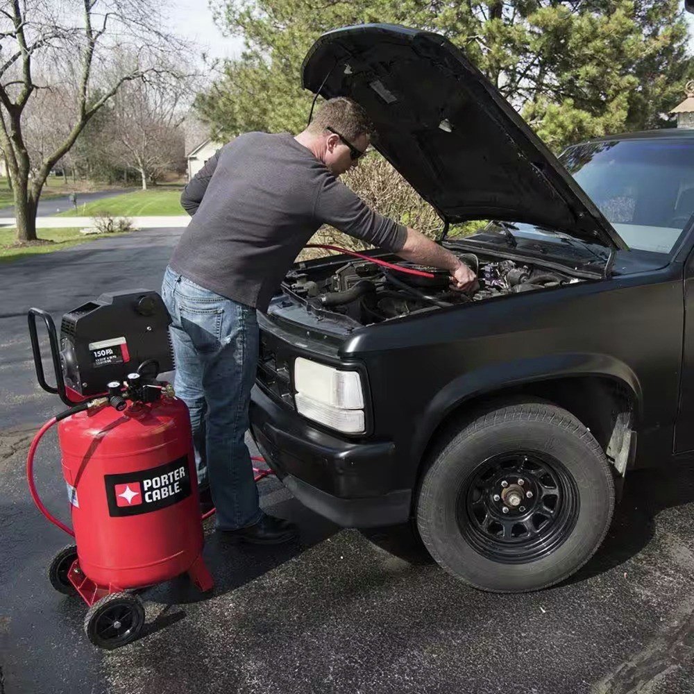 Porter-Cable PXCMF220VW 1.5 HP 20 gal. Oil-Free Portable Air Compressor New