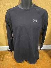 Mens Under Armour Coldgear Base 3.0 Fitted Long Sleeve Shirt Warm Black Men's L