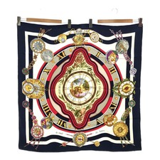 HERMES 90 parmi les fleurs je compte les heures time spent among flowers scarf b