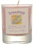 Crystal Journey Friendship Soy Votive Candle Herbal Scented 18-20 Hr 2.5" H