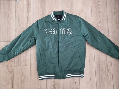 Vans Sixty Sixers Varsity Jacket Männer Jacke Bomber Jacke College Grün 