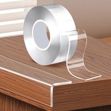Clear Edge Protector 0.8 in. x 9.86 FT, 2mm Soft Self-Adhesive Furniture Stri...