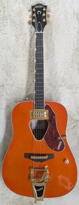 Gretsch G5034TFT Red Rancher Bigsby and Fideli-Tron Acoustic Electric Guitar
